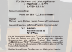 Gefördertes Training des ÖTSV für Senioren